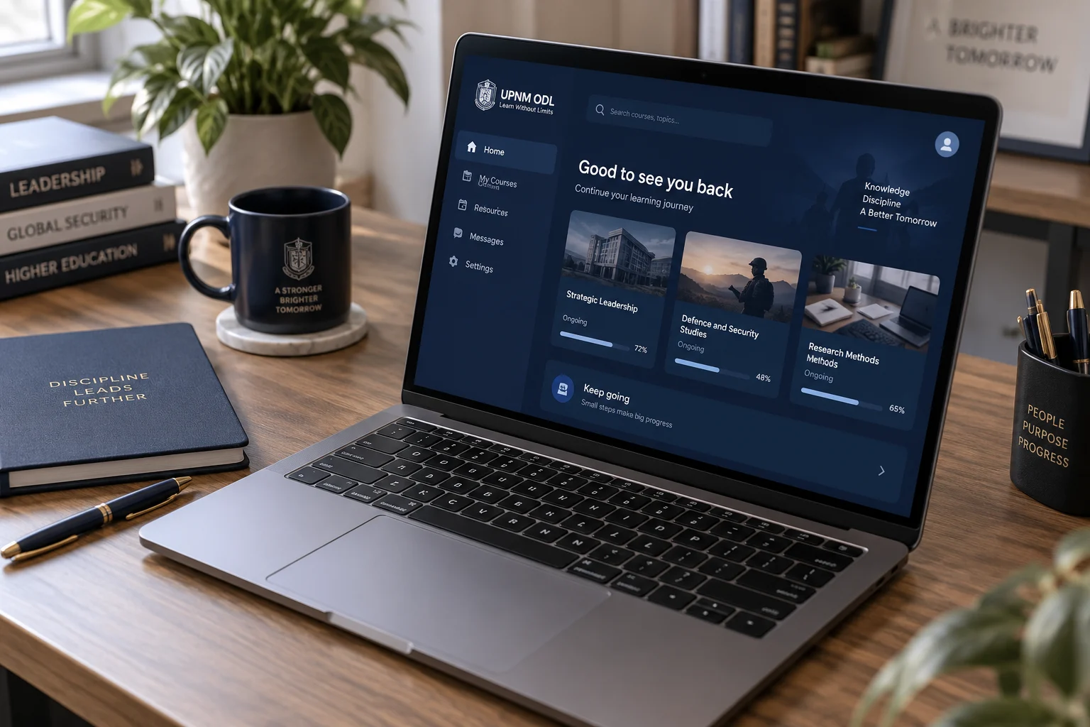 UPNM ODL Website concept visualization