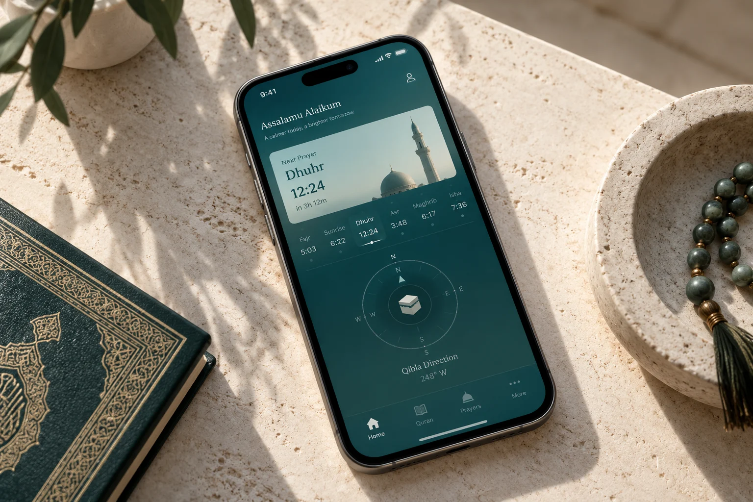 Muslim App concept visualization