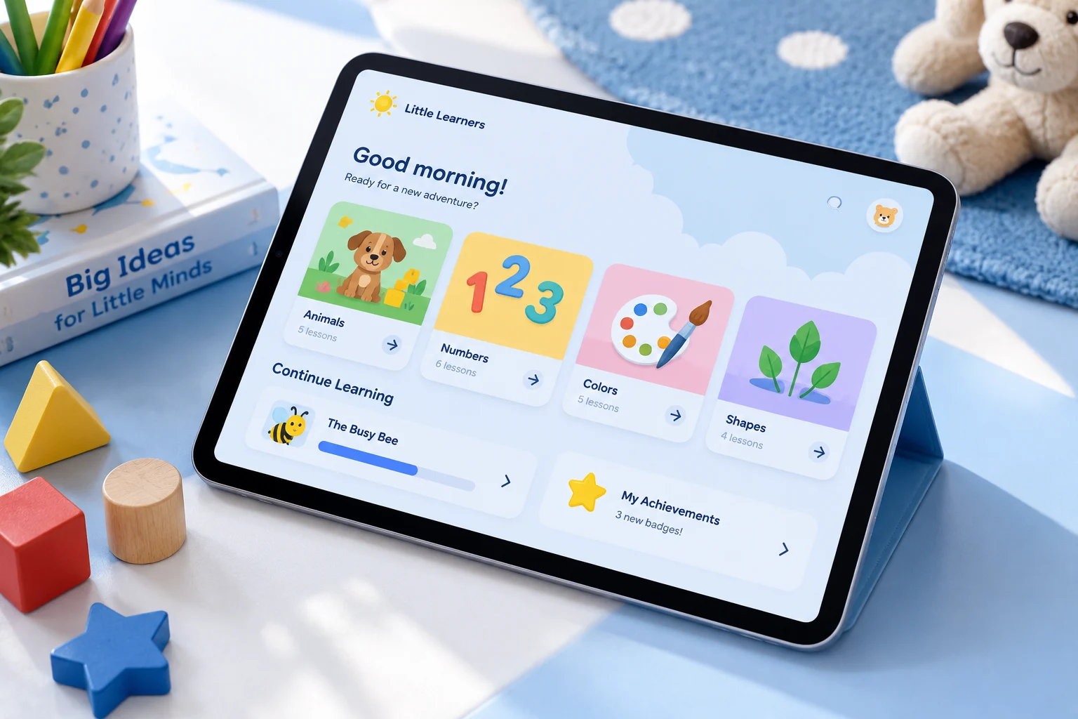 Pre-school LMS concept visualization