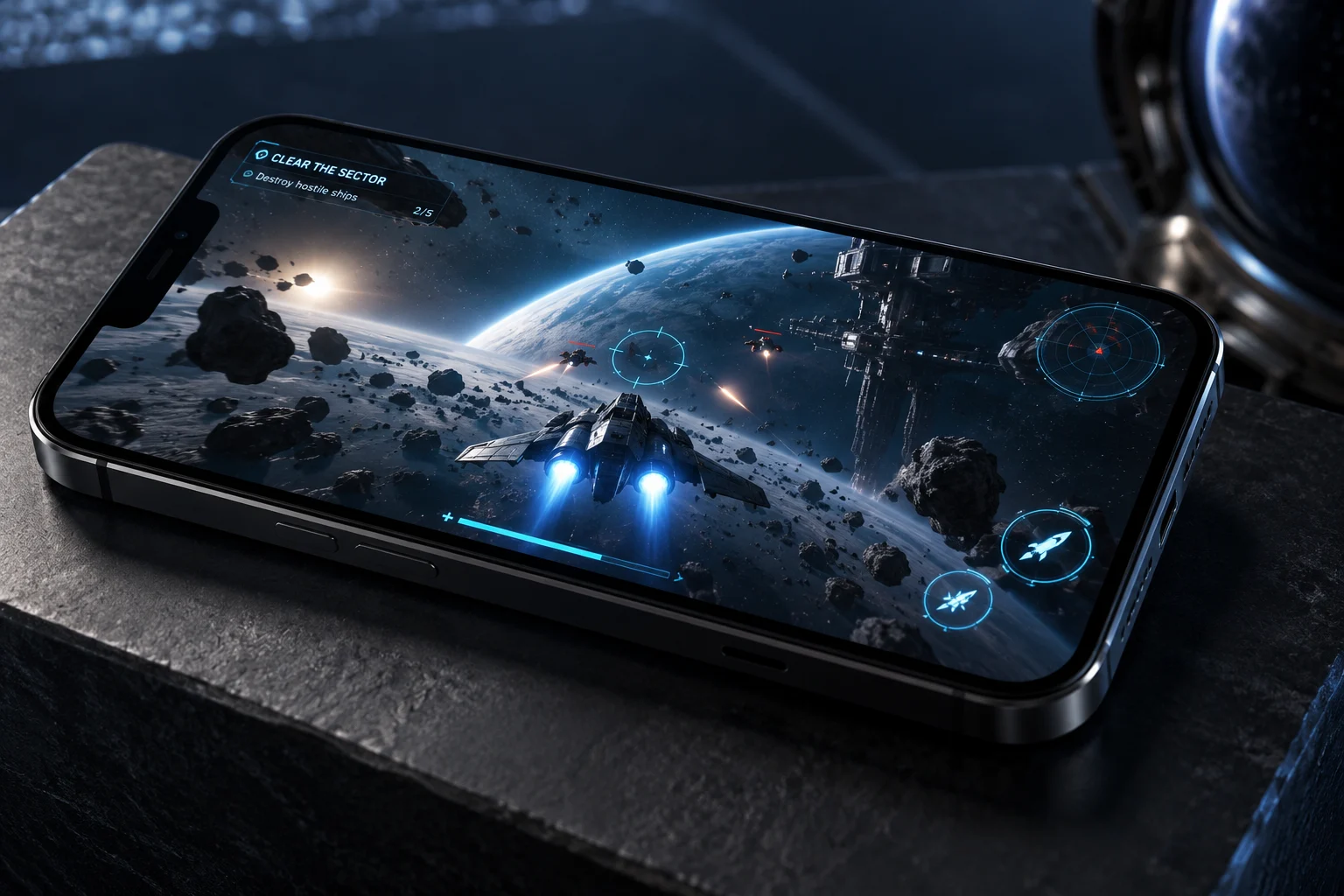 Space-Force concept visualization