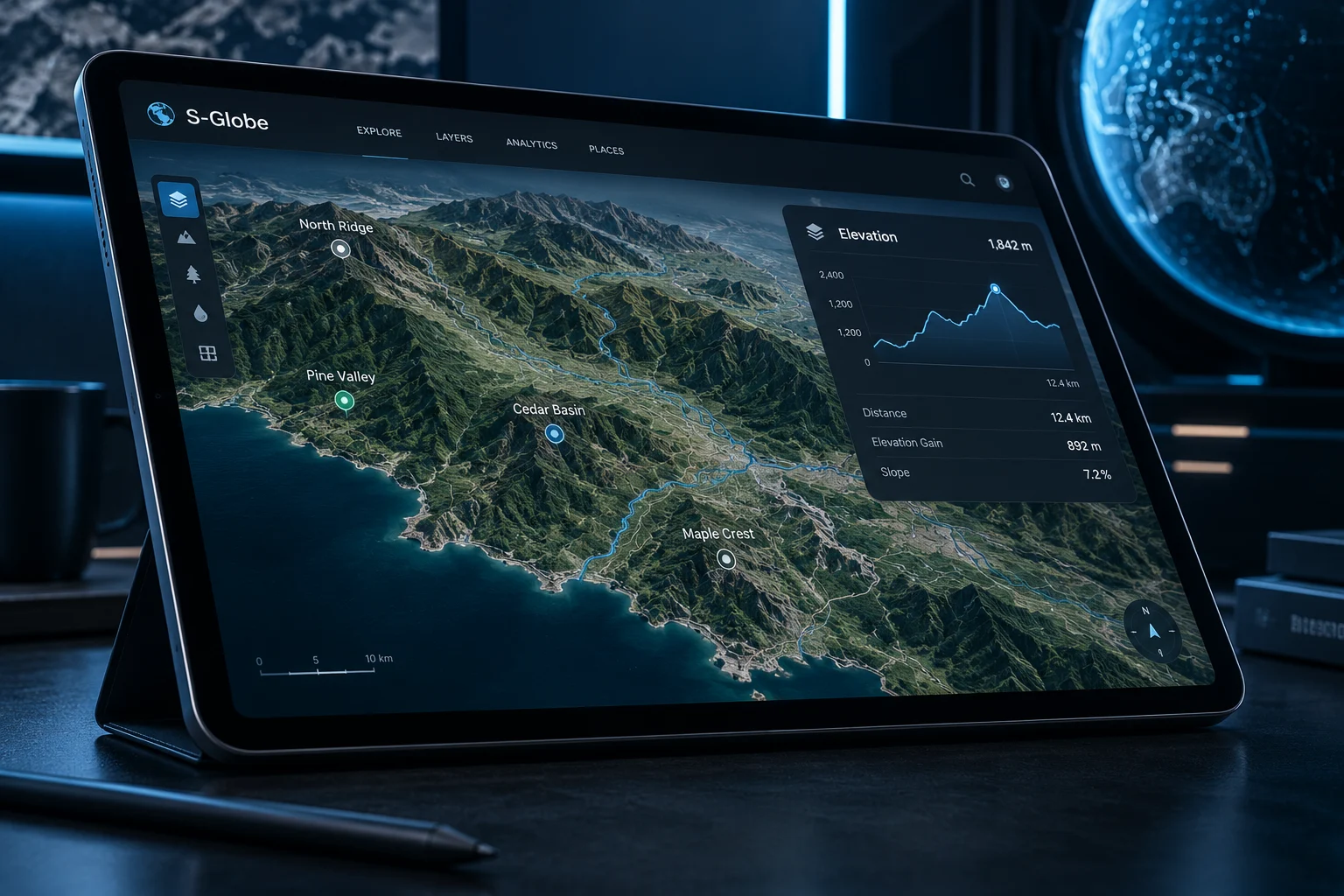 S-Globe concept visualization