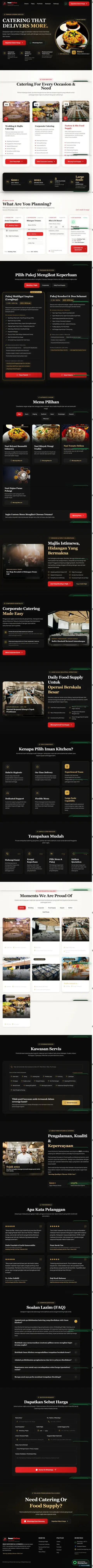Iman Kitchen & Catering website preview